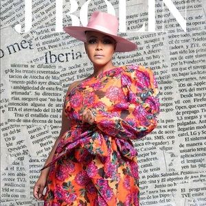 NWOT J. Bolin Collection: L’ATISTE by Amy Floral One-Sleeve Dress